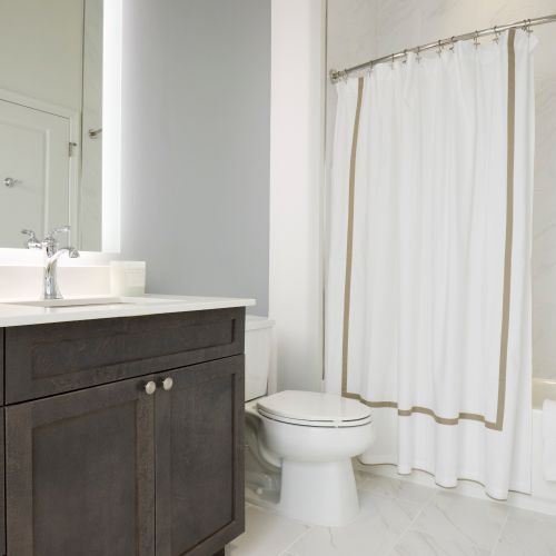 Large bathroom spaces to make mornings a breeze