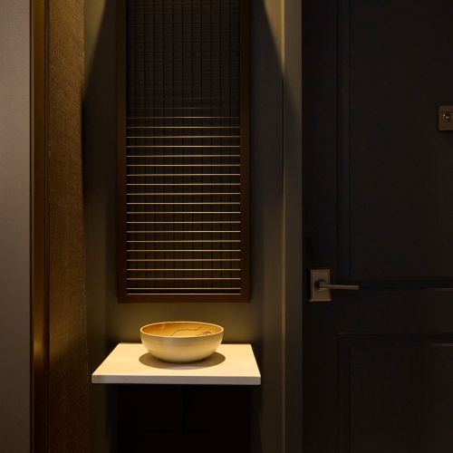 Home entryways fitted with a convenient table when you need an extra hand