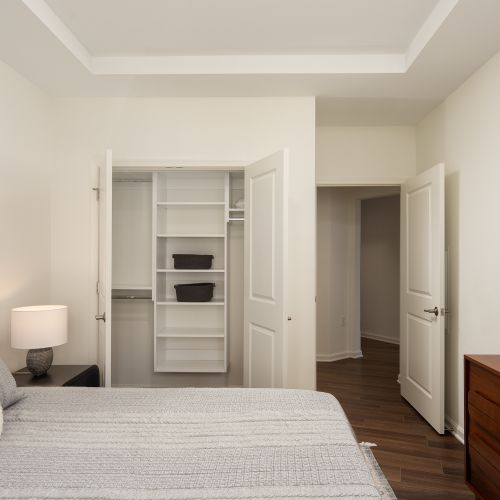The Claude offers large bedrooms to accomodate your style