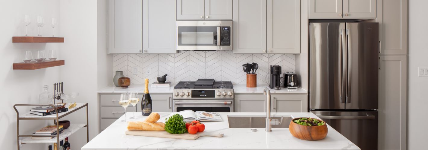Chevy Chase Lake : Large Kitchens with islands for plenty of space when cooking