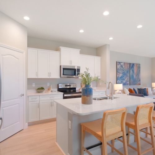 Discover beautiful kitchens outfitted with sleek stainless steel applainces.	