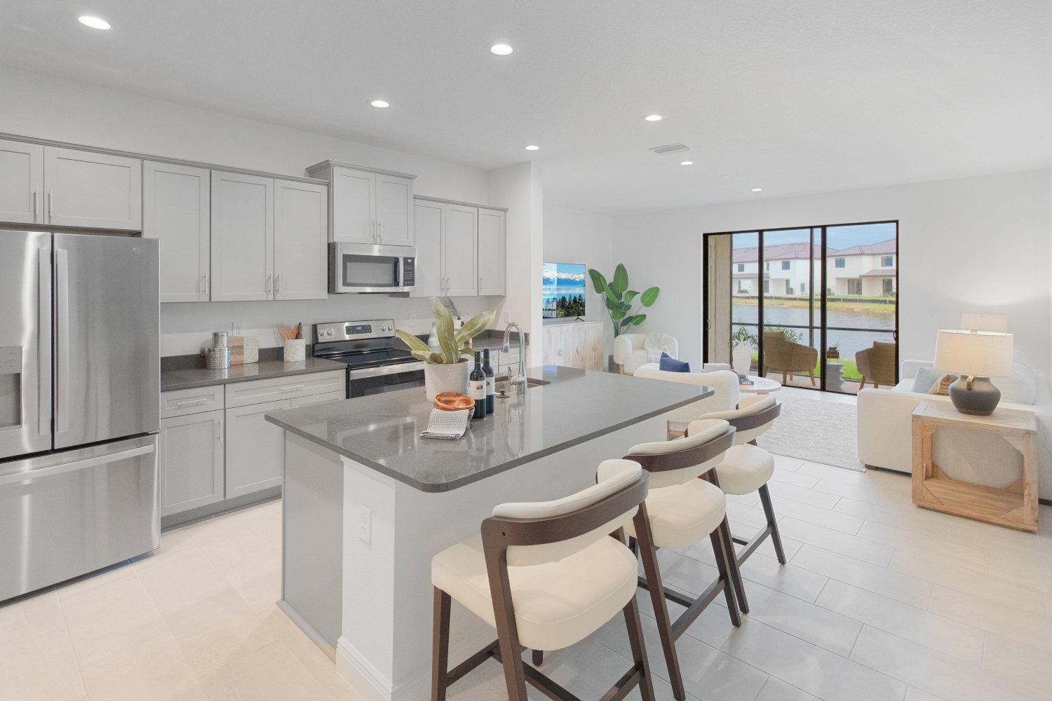 Fiore Townhomes : A place where you can share a meal or a glass of wine.	