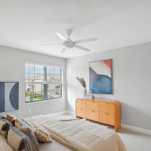 Generous closets await you in each bedroom.	