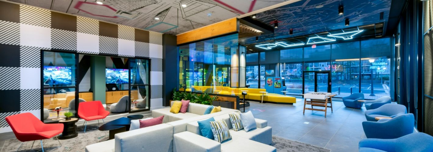 Three Collective : Game lounge full of entertainment options