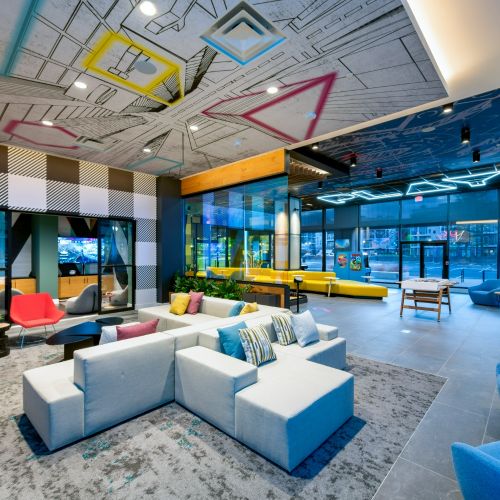 Game lounge full of entertainment options