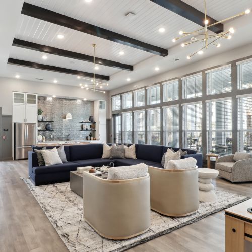 Entertain in the expansive clubroom, complete with a large flat screen TV, pool table, kitchen, and outdoor covered lanai with stunning views. 	