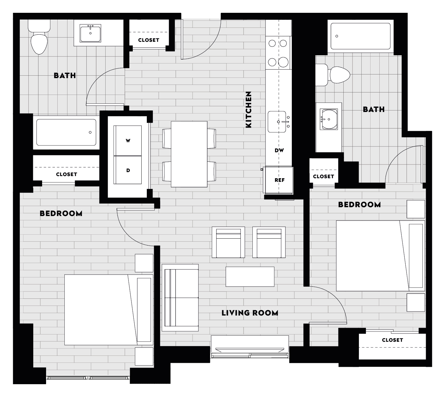 Blackbird Floor Plans Luxury Apartments in DC Metro Bozzuto