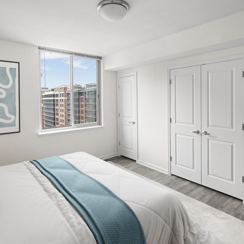 Comfortable bedrooms with great views