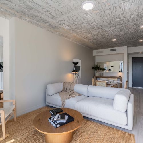 Large modern living spaces