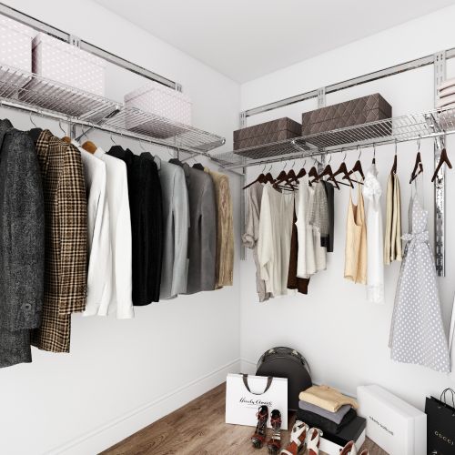 Maximize storage in your largecloset space