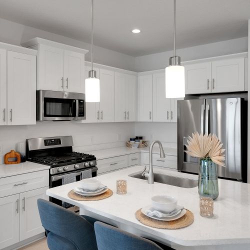 Convenient kitchen pantries	