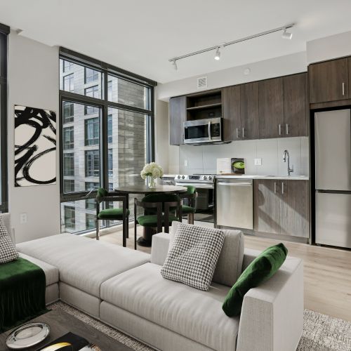 Fresh color tones invite you home