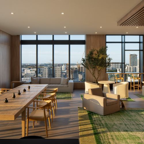 Sun filled spacious clubroom