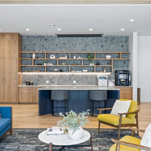 Sip, snack, and socialize in our cozy kitchen and coffee bar	