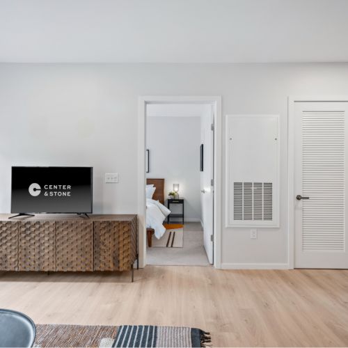 Unwind with your favorite shows in the heart of your home	