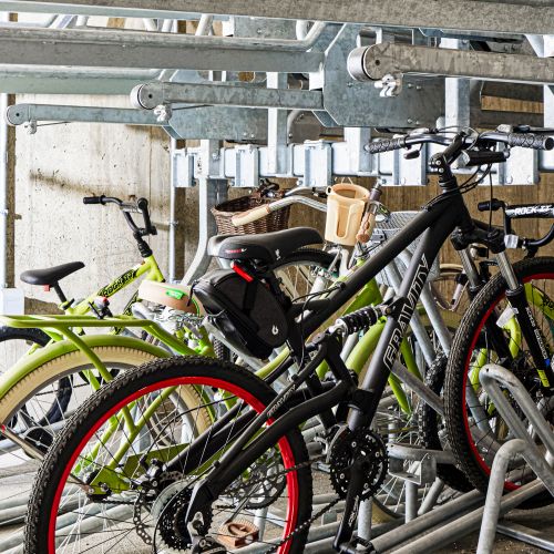 Free bike storage makes your commute a breeze	