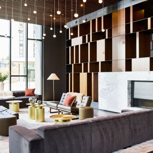 Cozy lounge spaces perfect for entertaining at home	