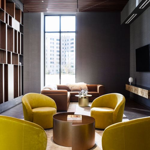 Set the mood in an amenity space of your choice	