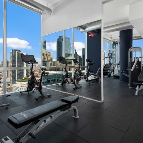 Our fitness center is a playground of possibilities, packed with equipment to sculpt, strengthen, and sweat it out.	