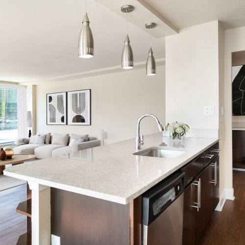 Enjoy the luxury of built-in wine racks and breakfast bars, making every meal special in your chic, modern kitchen