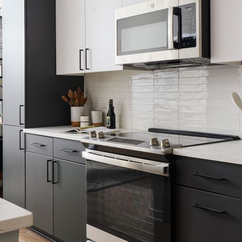 Discover a home outfitted with energy efficient stainless steel appliances & quartz countertops.	
