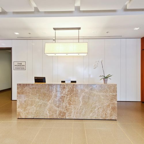 Lobby concierge desk