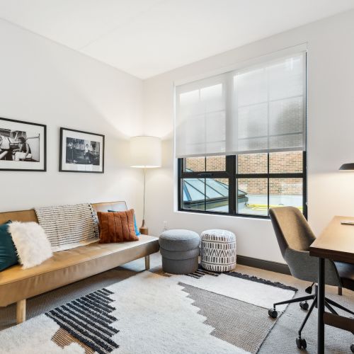 Second room with at-home office 