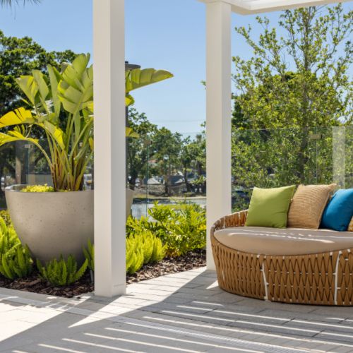 NOVEL Beach Park outdoor pool seating