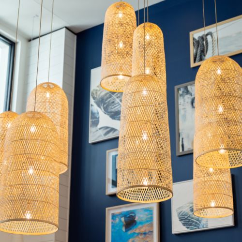 NOVEL Beach Park lighting detail in lobby