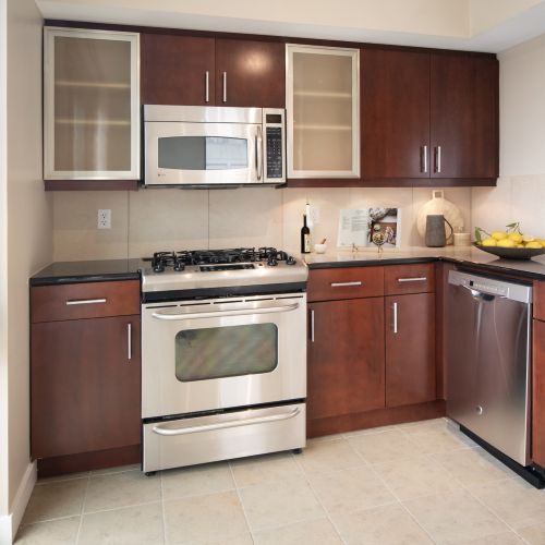 Cook delicious meals with a stunning city view	