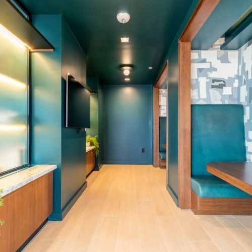 Private work spaces for maximum productivity