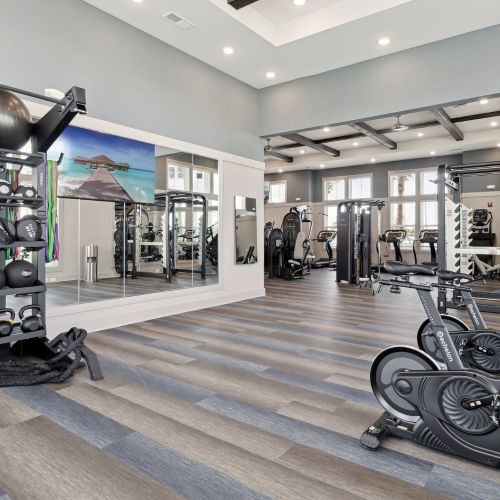 Fitness center with state of the art equipment
