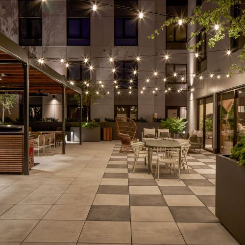 Enjoy evenings in the outdoor terrace	