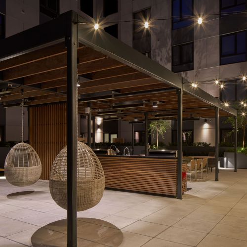Relax and spend evenings in the outdoor terrace	