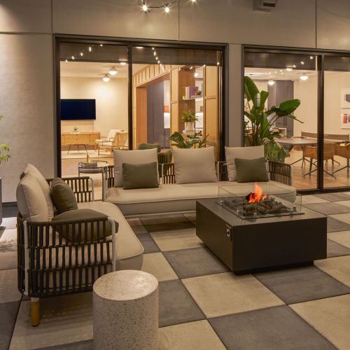 Warm up cool evenings by the firepit	