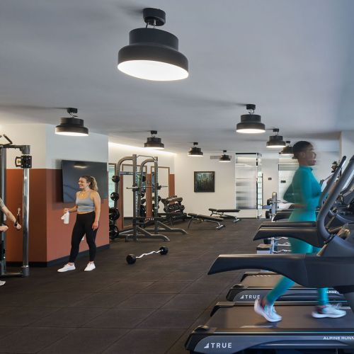 State of the art fitness center	