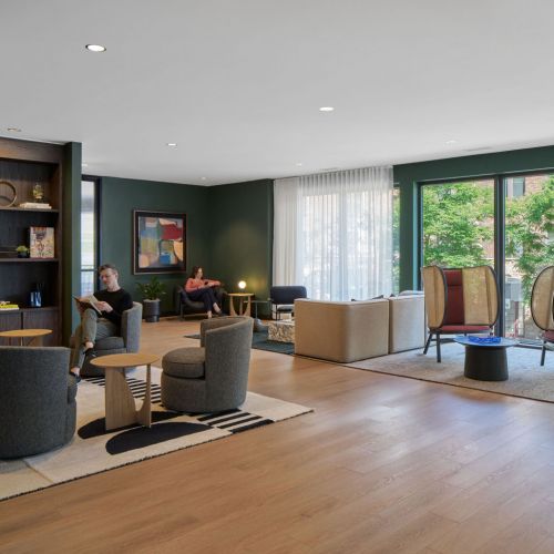 Spread out and relax in the lounge	