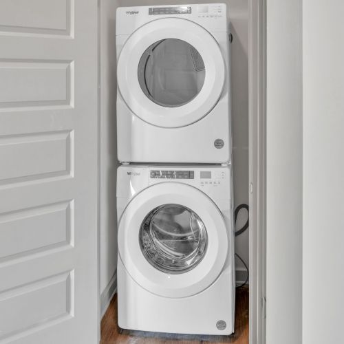 Convenient in-unit washer and dryer.	