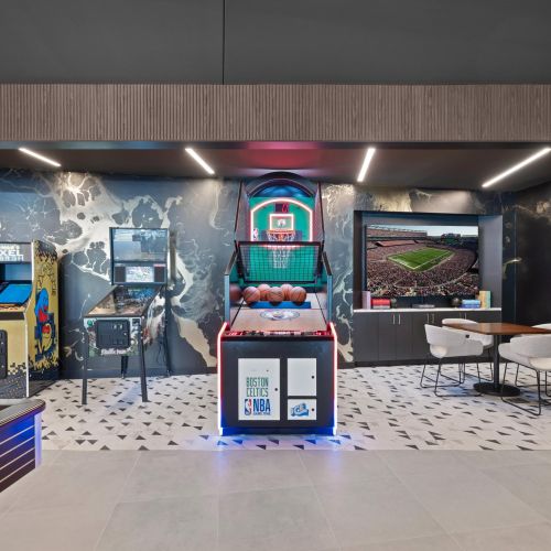 Third angle showcasing the gameroom.