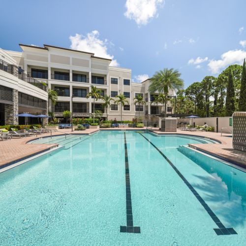 Heated, resort style pool