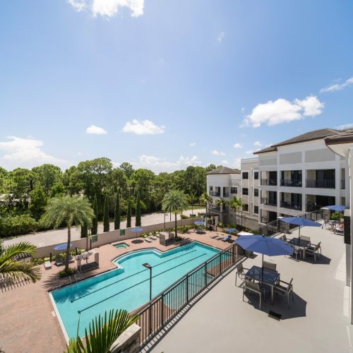 Spend the day outside at the pool or at the sun terrace