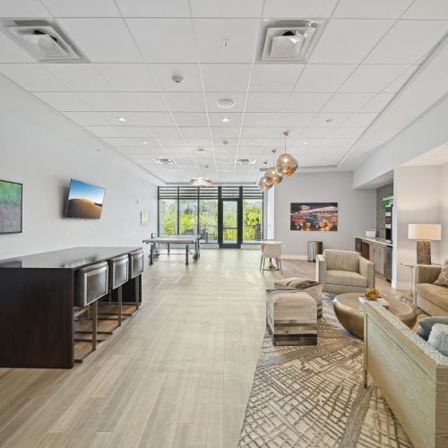 Lounge with sun terrace access