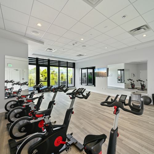 Spin and yoga studio