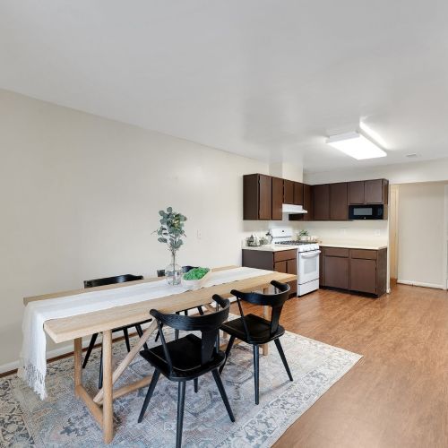 Woodbridge Station kitchen and dining room 