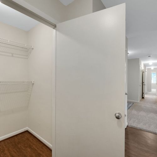 Additional closet near front entrance