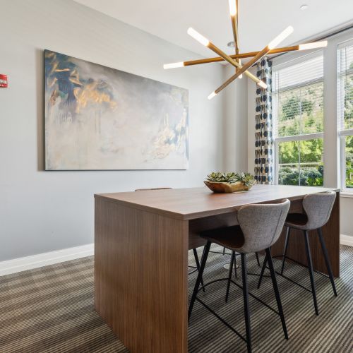 Conference room with TV 	