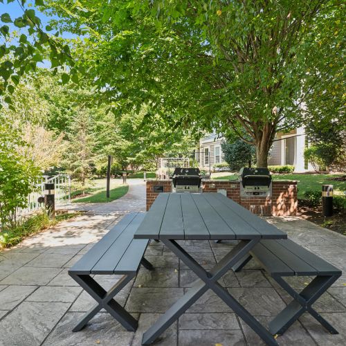 Additional grills and picnic table	