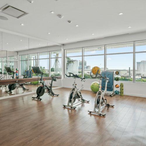 Spin and yoga studio