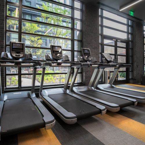 Fitness Center Treadmills