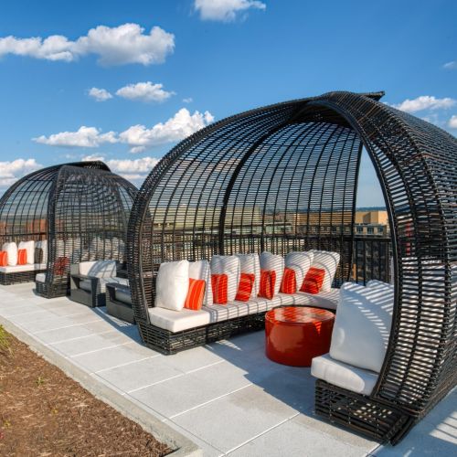 Rooftop seating